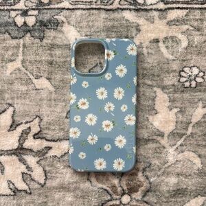 iPhone 15 Pro Max Floral Blue Casely iPhone Case w/ MagSafe